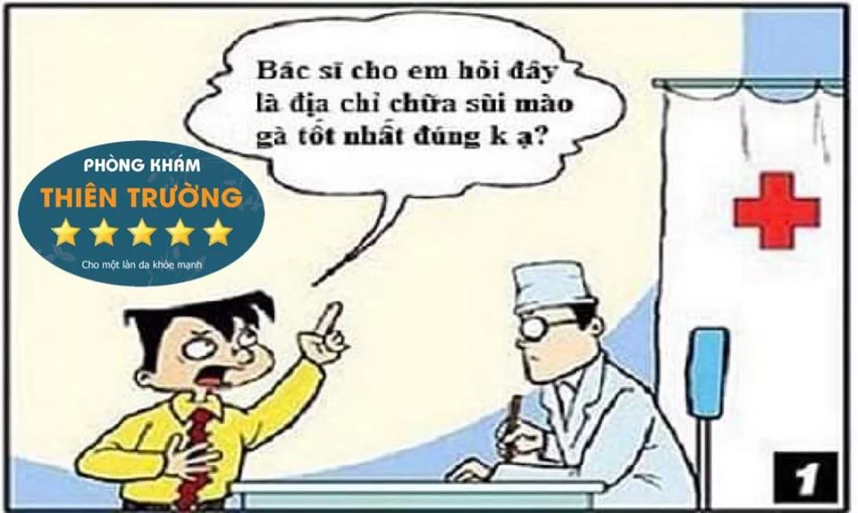 Hình ảnh: Bệnh nhân hỏi địa chỉ chữa sùi mào gà tốt nhất