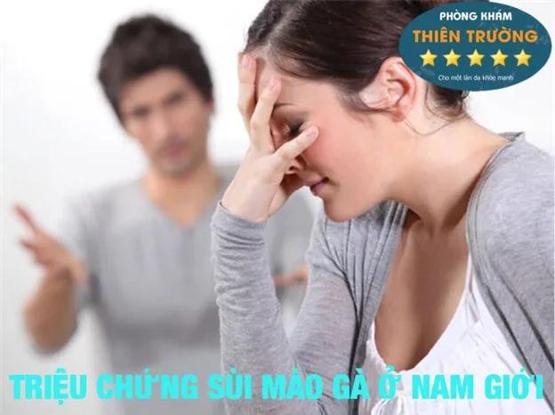 TRIỆU CHỨNG SÙI MÀO GÀ Ở NAM GIỚI