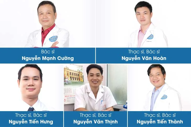 Hình ảnh: Đội ngũ bác sĩ tại Phòng khám Da liễu Thẩm mỹ Thiên Trường