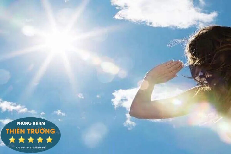 Hình ảnh: ánh nắng mặt trời chứa nhiều tia UV