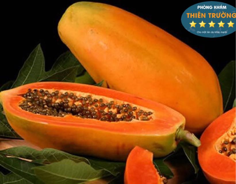 Hình ảnh: Hỗ trợ điều trị nấm da đầu bằng đu đủ chín