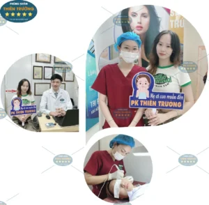 Hình ảnh : Bệnh nhân đã điều trị mụn tại phòng khám.