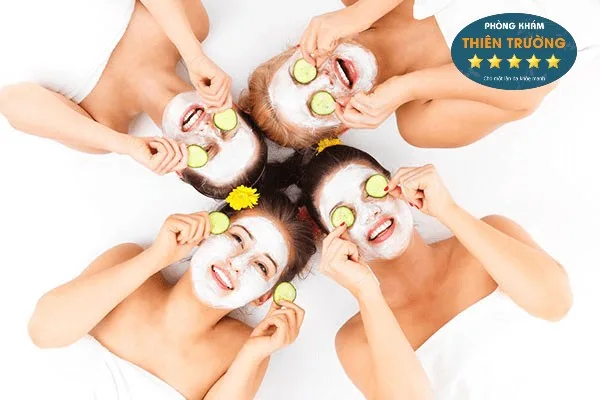 Hình ảnh: Chăm sóc da bằng mặt nạ thiên nhiên