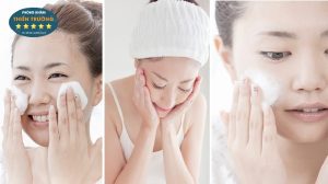 Hình ảnh: Chăm sóc da đúng cách.