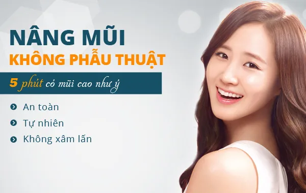 Hình ảnh: Nâng mũi không phẫu thuật