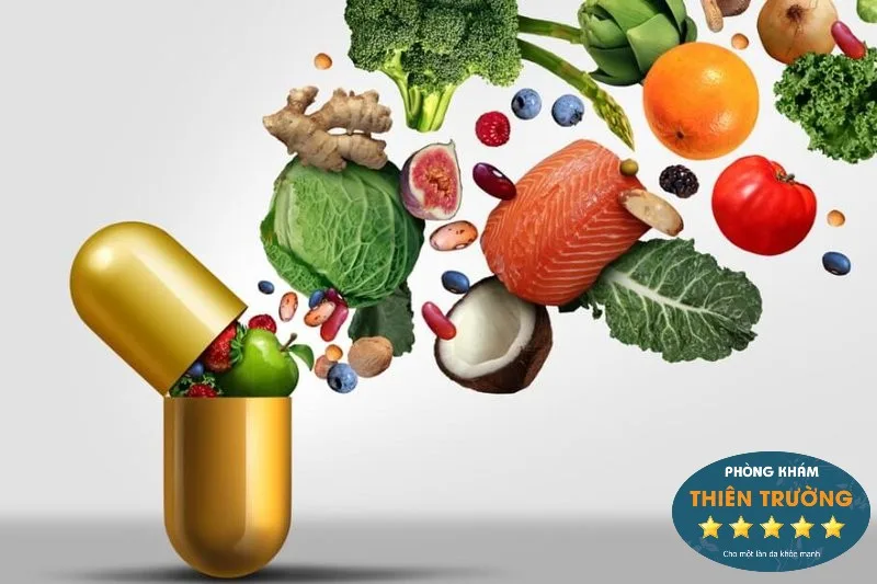 Hình ảnh: Bổ sung vitamin trong chế độ ăn hàng ngày.A