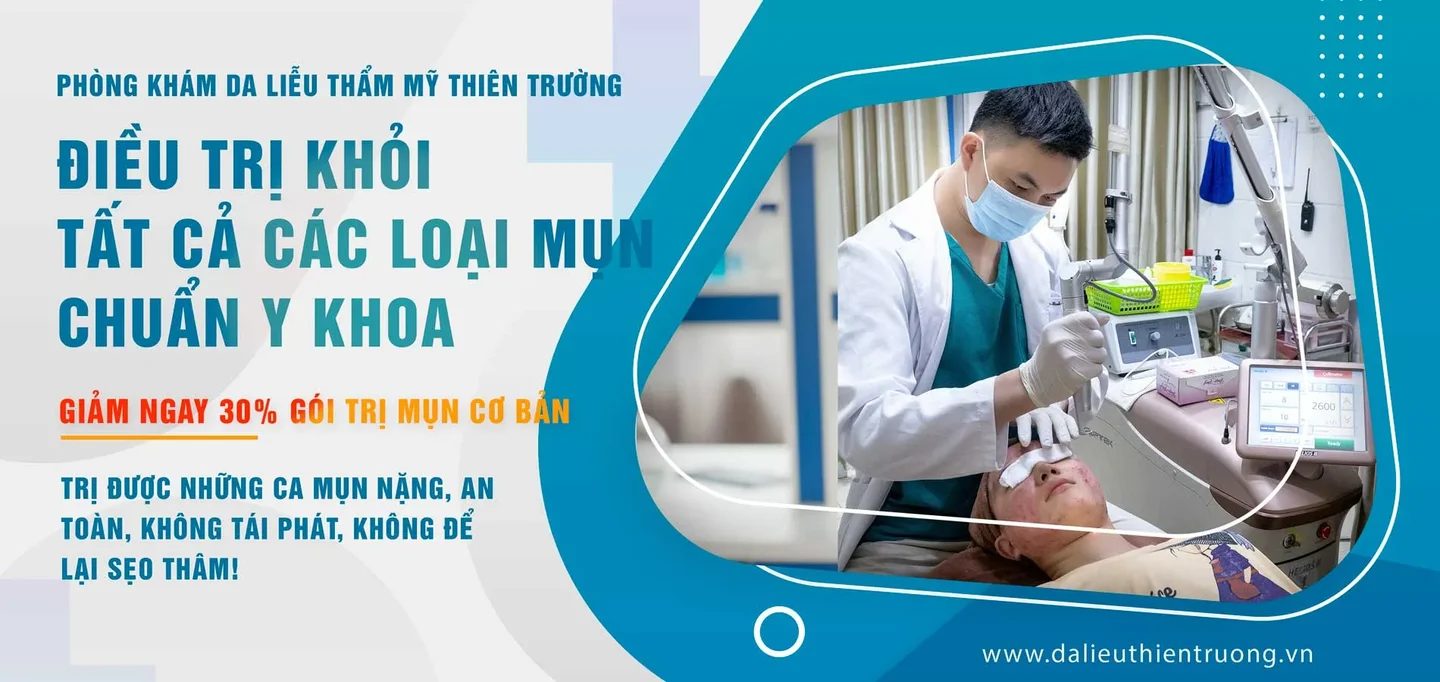 Hình ảnh: Phòng khám Thiên Trường hỗ trợ điều trị mụn theo phác đồ cá nhân hóa