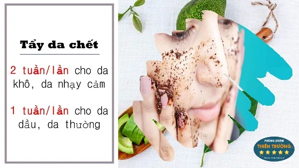 Hình ảnh: Tẩy tế bào chết mỗi tuần 1 – 2 lần