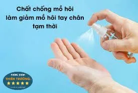 Hình ảnh: Thuốc giảm đổ mồ hôi tạm thời.