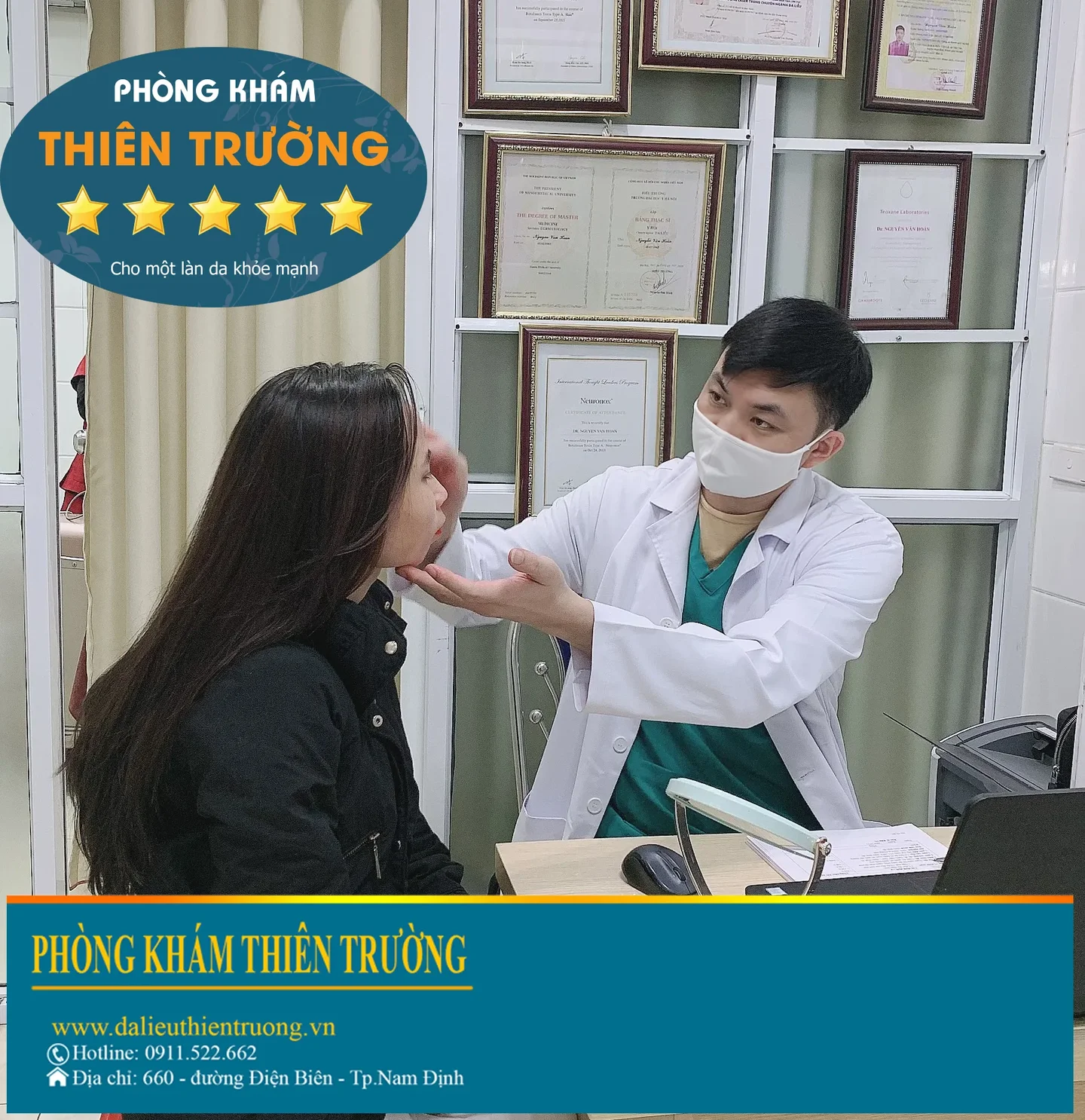 Hình ảnh: Thạc sĩ - Bác sĩ chuyên khoa Da liễu - Phòng khám Da liễu - Thẩm mỹ Thiên Trường.