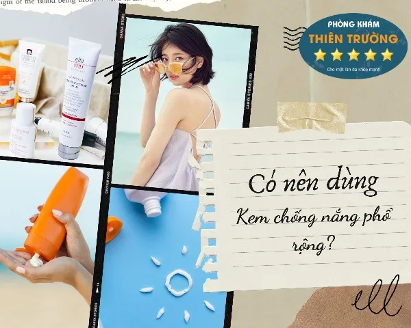 Hình ảnh: Kem chống nắng phổ rộng có tác dụng chống nắng khá tốt