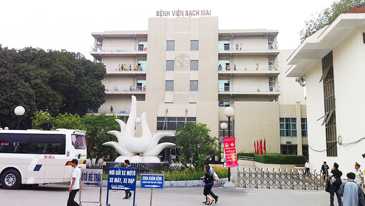 Hình ảnh : Bệnh viện Bạch Mai.