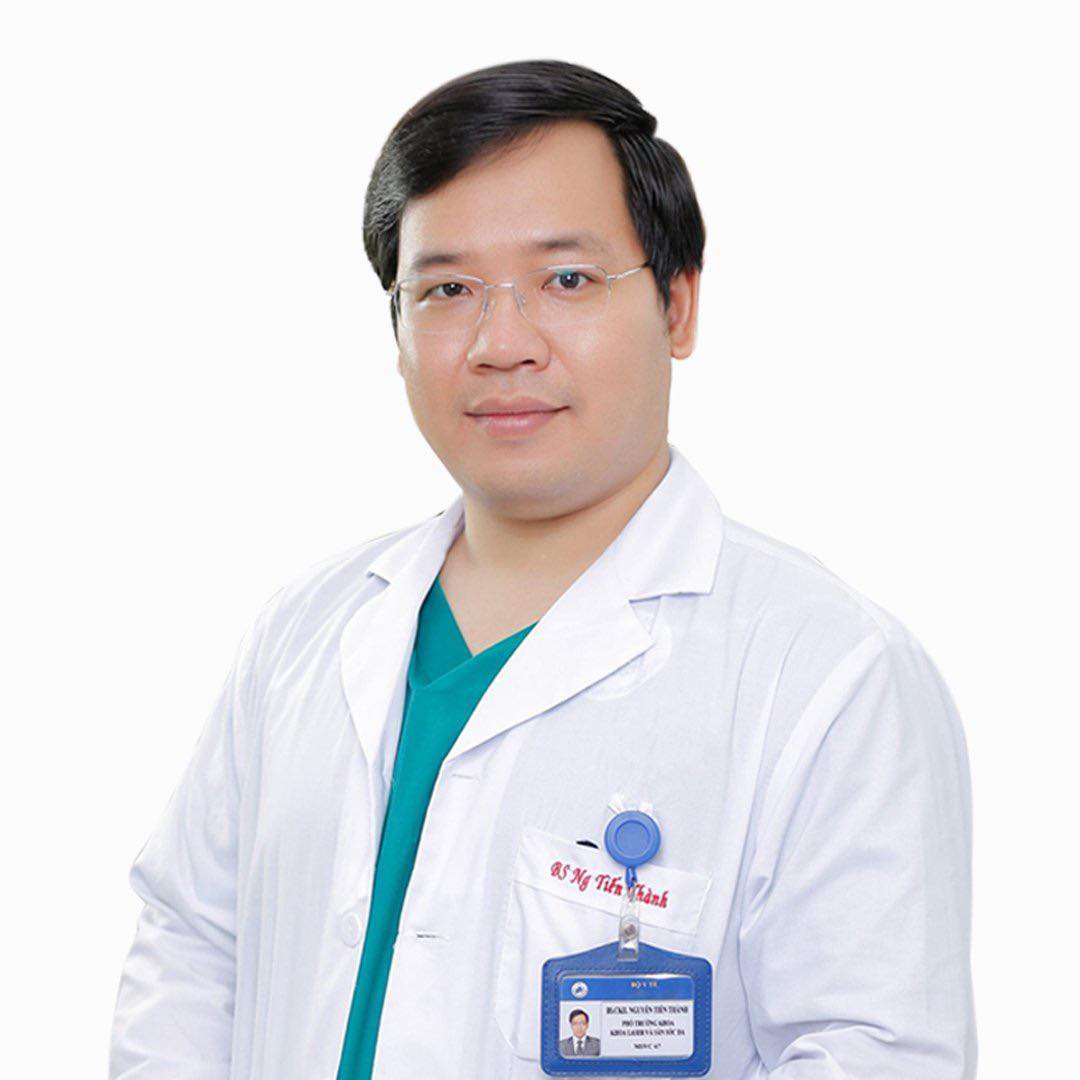 Hình ảnh: Thạc sĩ – Bác sĩ CKII Nguyễn Tiến Thành- tại Phòng khám Da liễu thẩm mỹ Thiên Trường.