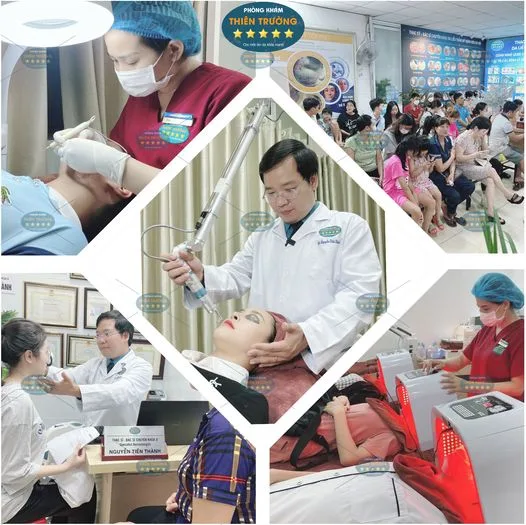 Hình ảnh: Tại phòng khám Da liễu thẩm mỹ Thiên Trường.