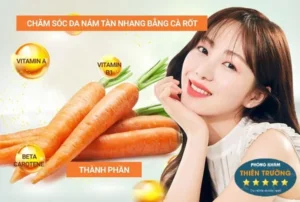 Hình ảnh : Làm đẹp da từ cà rốt