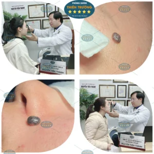 Hình ảnh: Bệnh nhân đang được thăm khám và điều trị.