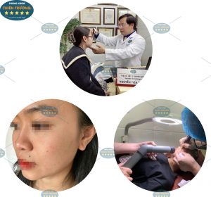 Hình ảnh : Bác sĩ đang thăm khám và điều trị.