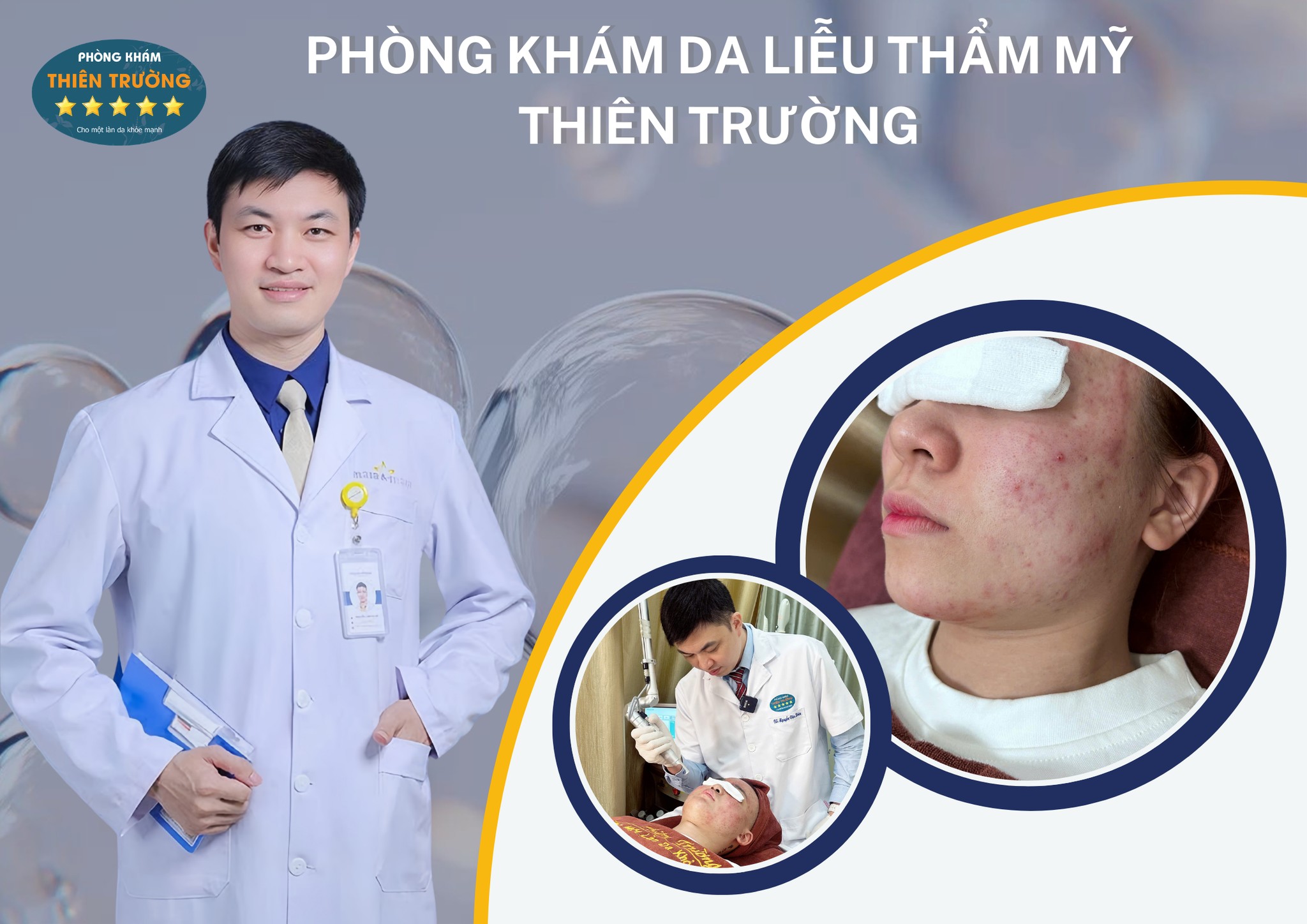 Hình ảnh : Thạc sĩ bác sĩ chuyên khoa đang khám bệnh.