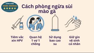 Hình ảnh: Phòng tránh sùi mào gà.